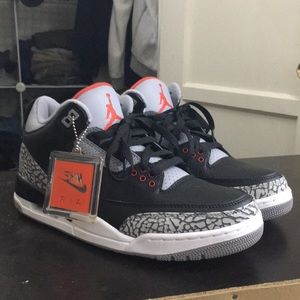 Air Jordan 3 Retro OG (2018) Black/Fire Red-Cement
